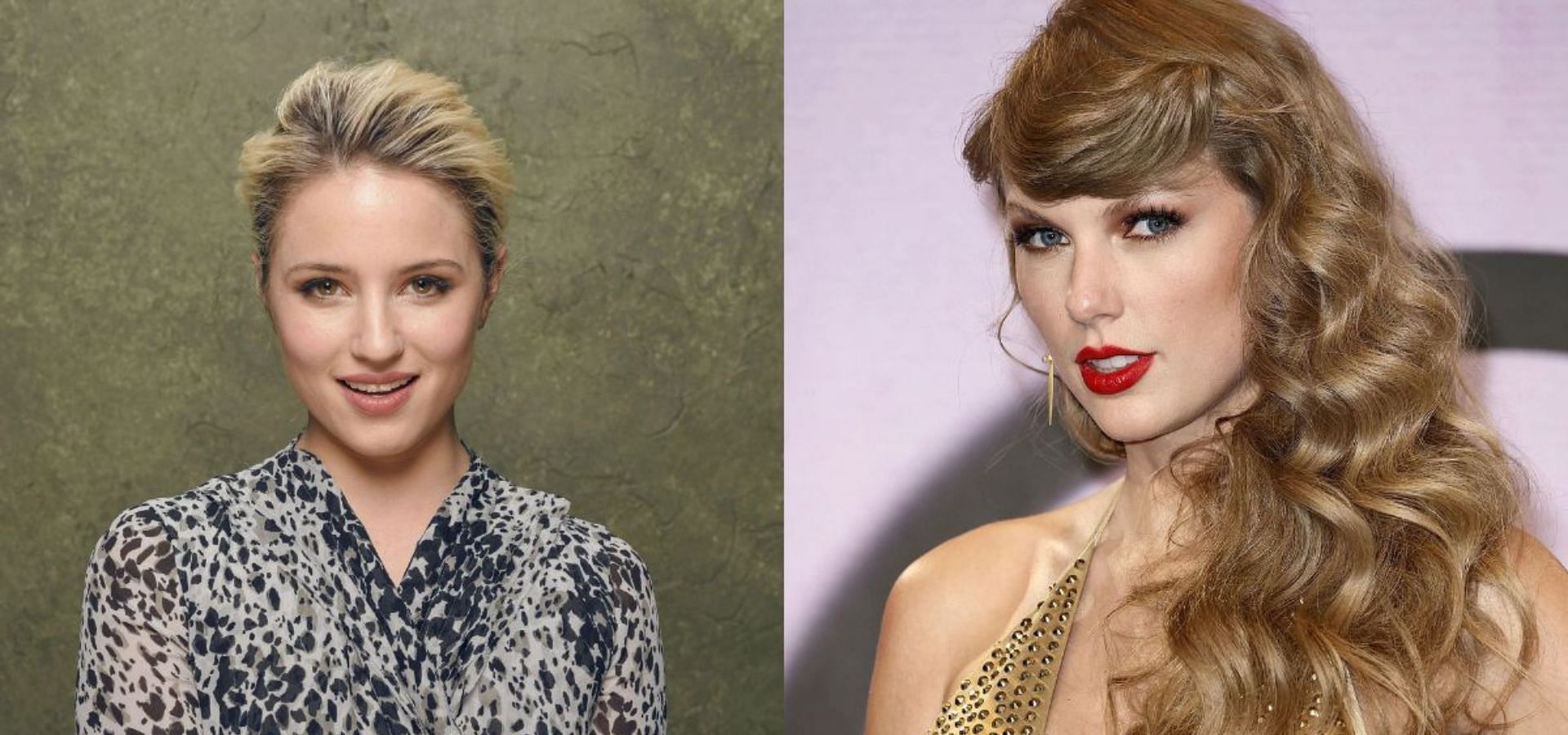 Taylor Swift (Photo by Frazer Harrison/Getty Images) and Dianna Agron (Photo by Larry Busacca/Getty Images)