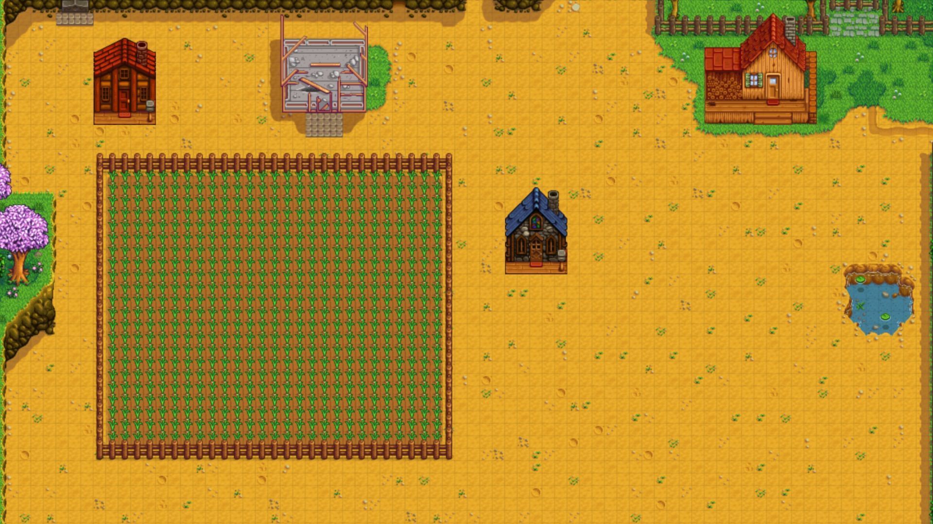 You can easily move structures and plan your farm using the planner (Image via ConcernedApe || Sportskeeda)