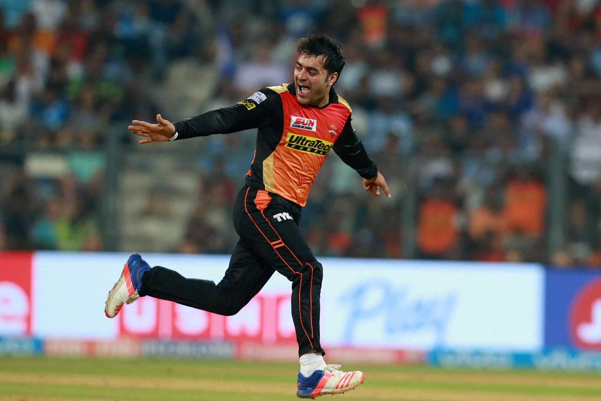 Rashid Khan in action for SRH in the IPL. [Twitter]