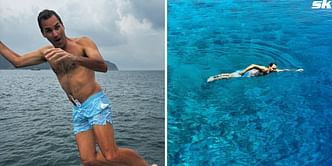In Pictures: Roger Federer goes swimming, takes in the spectacular views in Hong Kong & more in 'spectacular' Asia trip