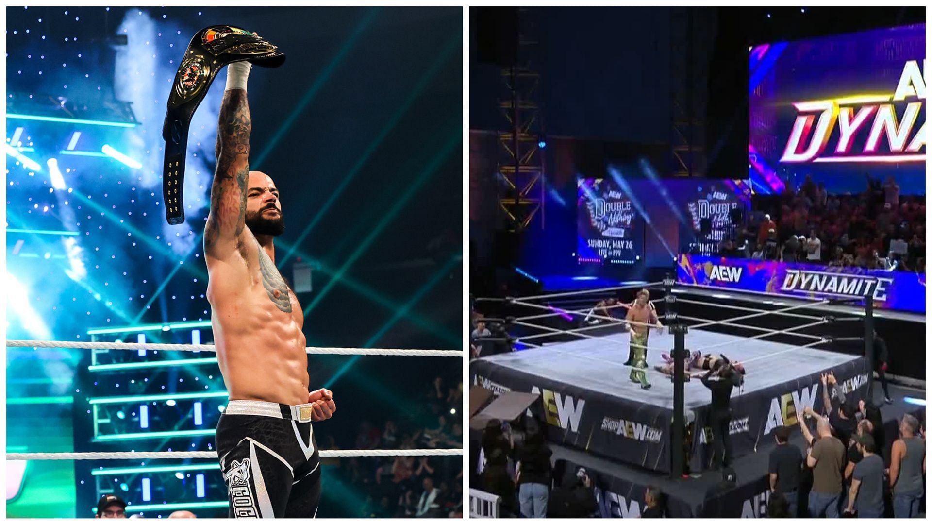 Ricochet becomes the inaugural WWE Speed Champion, Will Ospreay and fans at AEW Dynamite in Jacksonville
