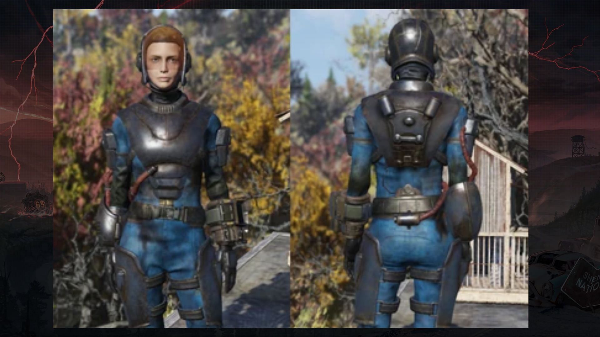 Lost Burnt Vault Suit in Fallout 76 (Image via Bethesda Game Studios)