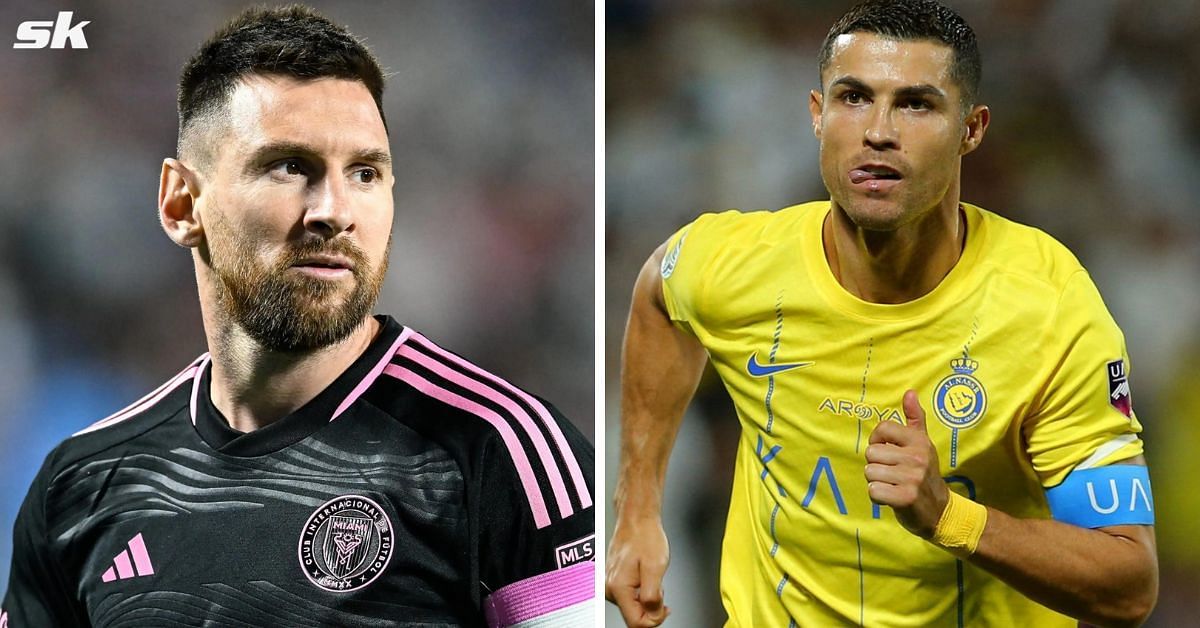 Lionel Messi (left) and Cristiano Ronaldo