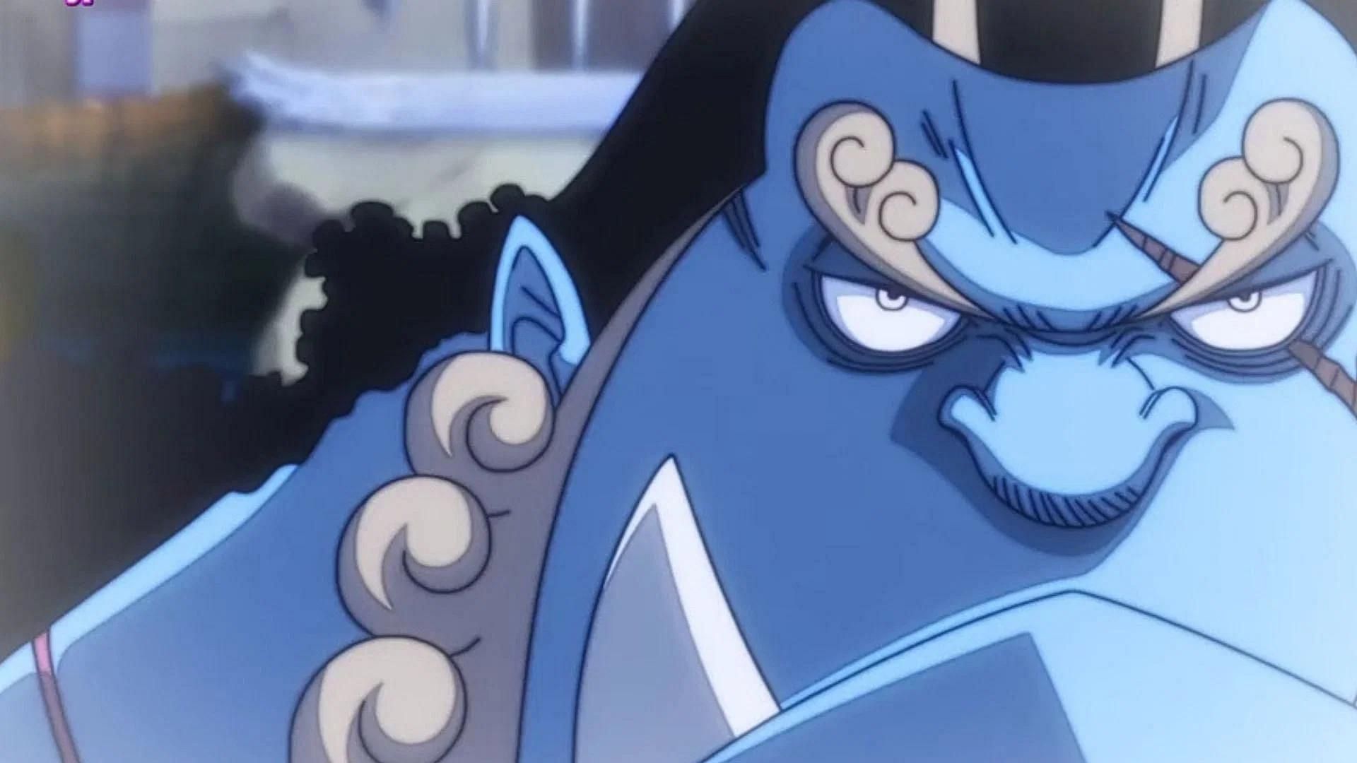 Jinbei as shown in One Piece anime (Image via Toei Animation)