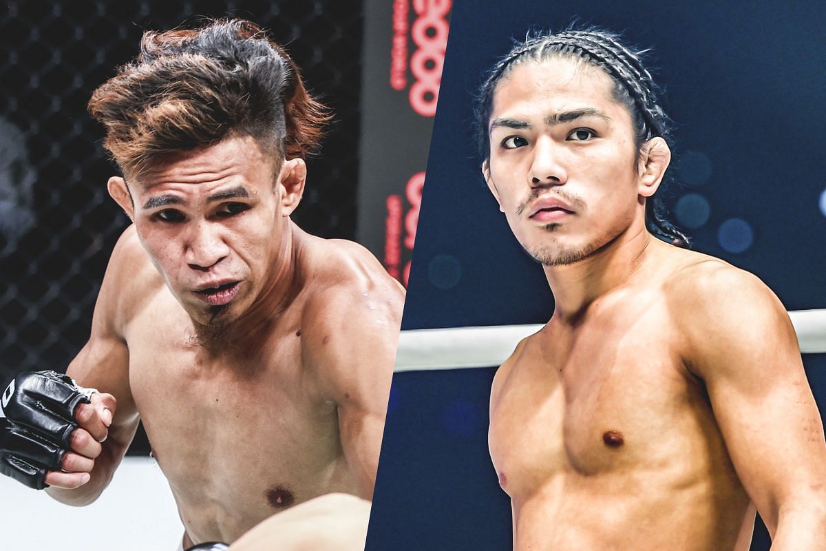 Jeremy Miado (Left) faces Hiroba Minowa (Right) at ONE Fight Night 23