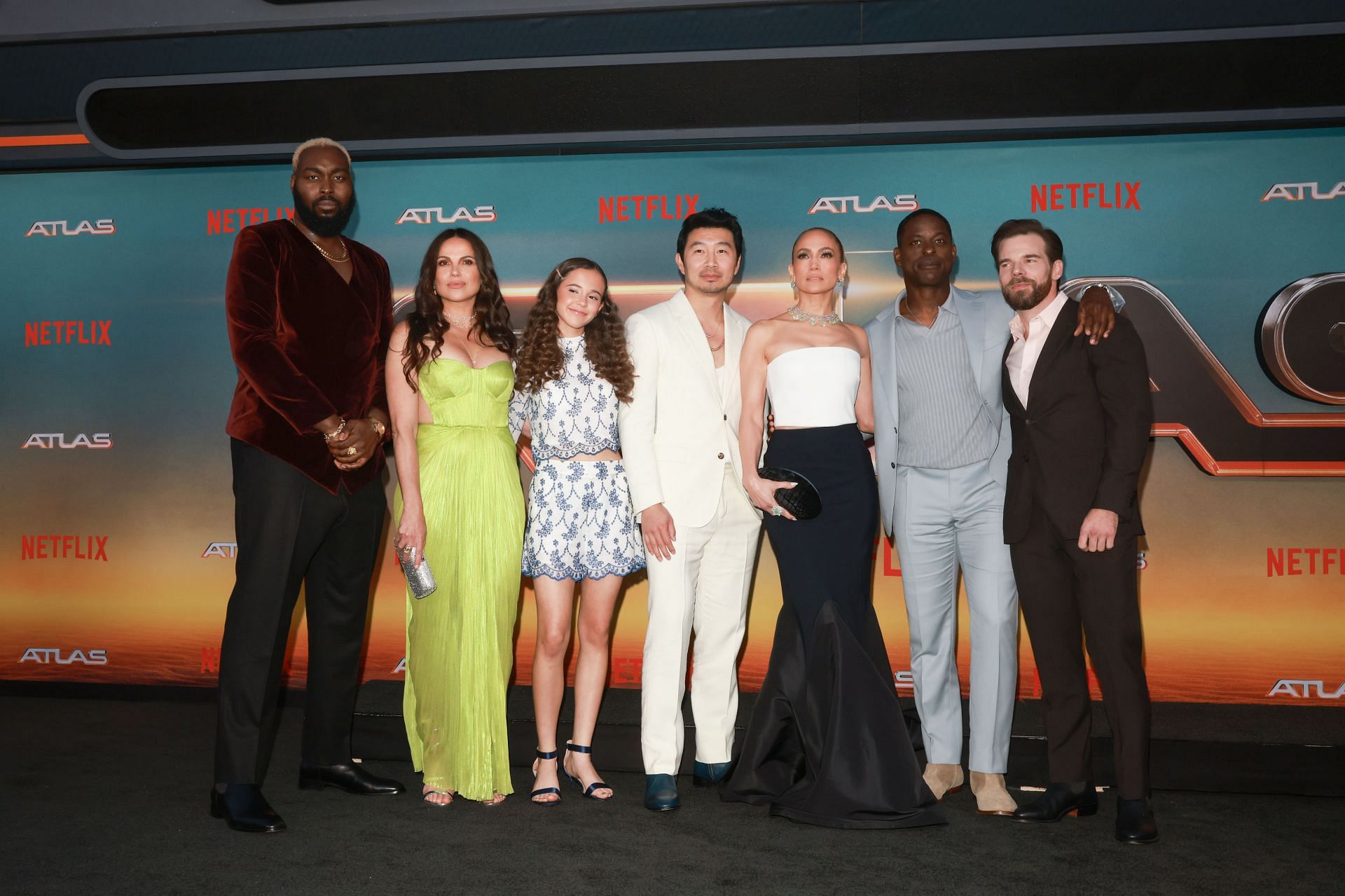 Cast of Netflix&#039;s Atlas 2024 (Photo by Roger Kisby/Getty Images for Netflix)