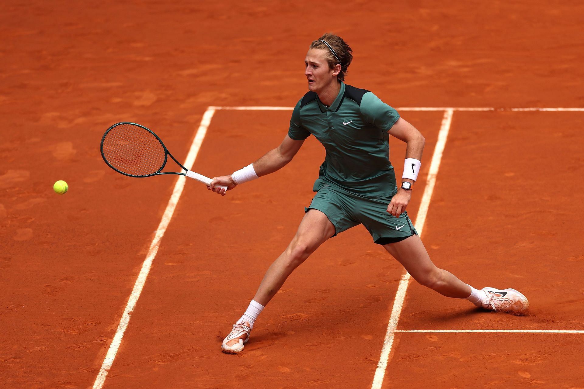 Sebastian Korda at the 2024 Madrid Open.