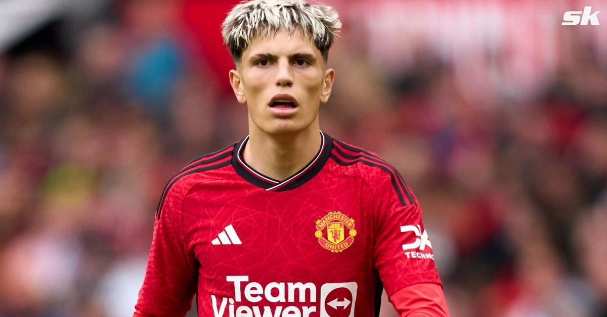 Garnacho celebrated Manchester United