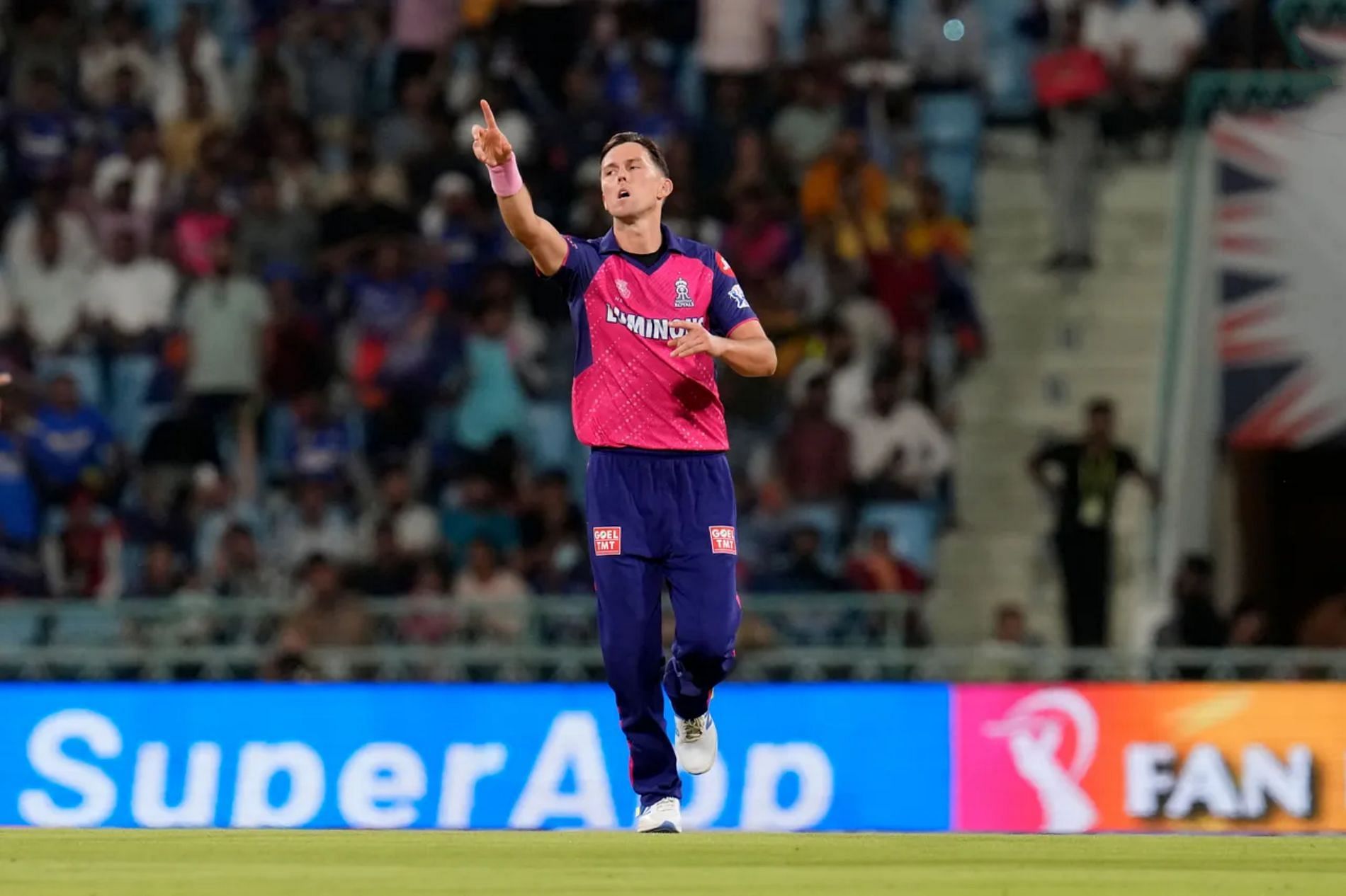 Trent Boult has picked up a number of early scalps. (Pic: BCCI/ iplt20.com)