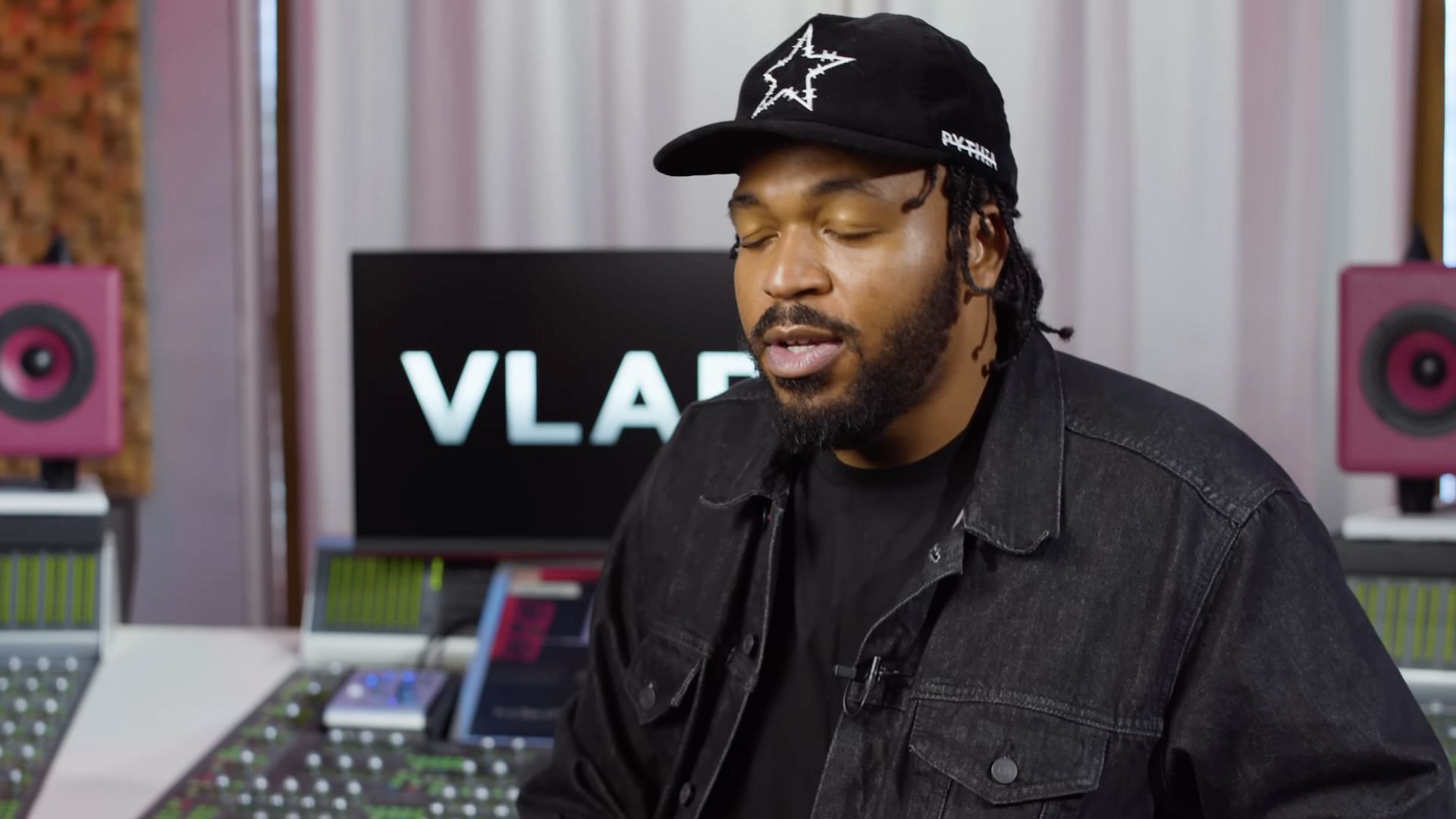 Quentin Miller from his interview with DJ Vlad (Image via YouTube/@vladtv)