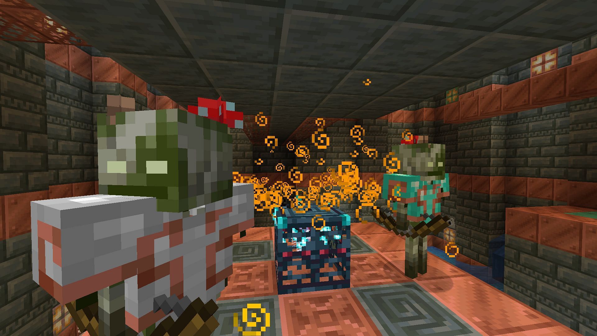 An Ominous Trial emerges in Minecraft&#039;s Tricky Trials update (Image via Mojang)