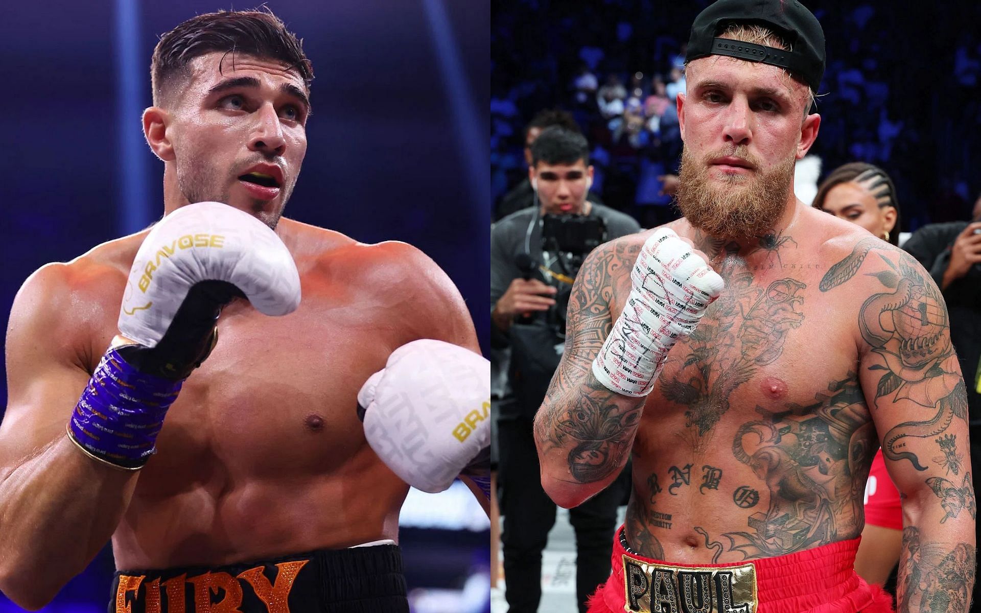 Tommy Fury snaps back at Jake Paul for threatening sharp reduction in pay-check for potential rematch [Image courtesy: Getty Images]