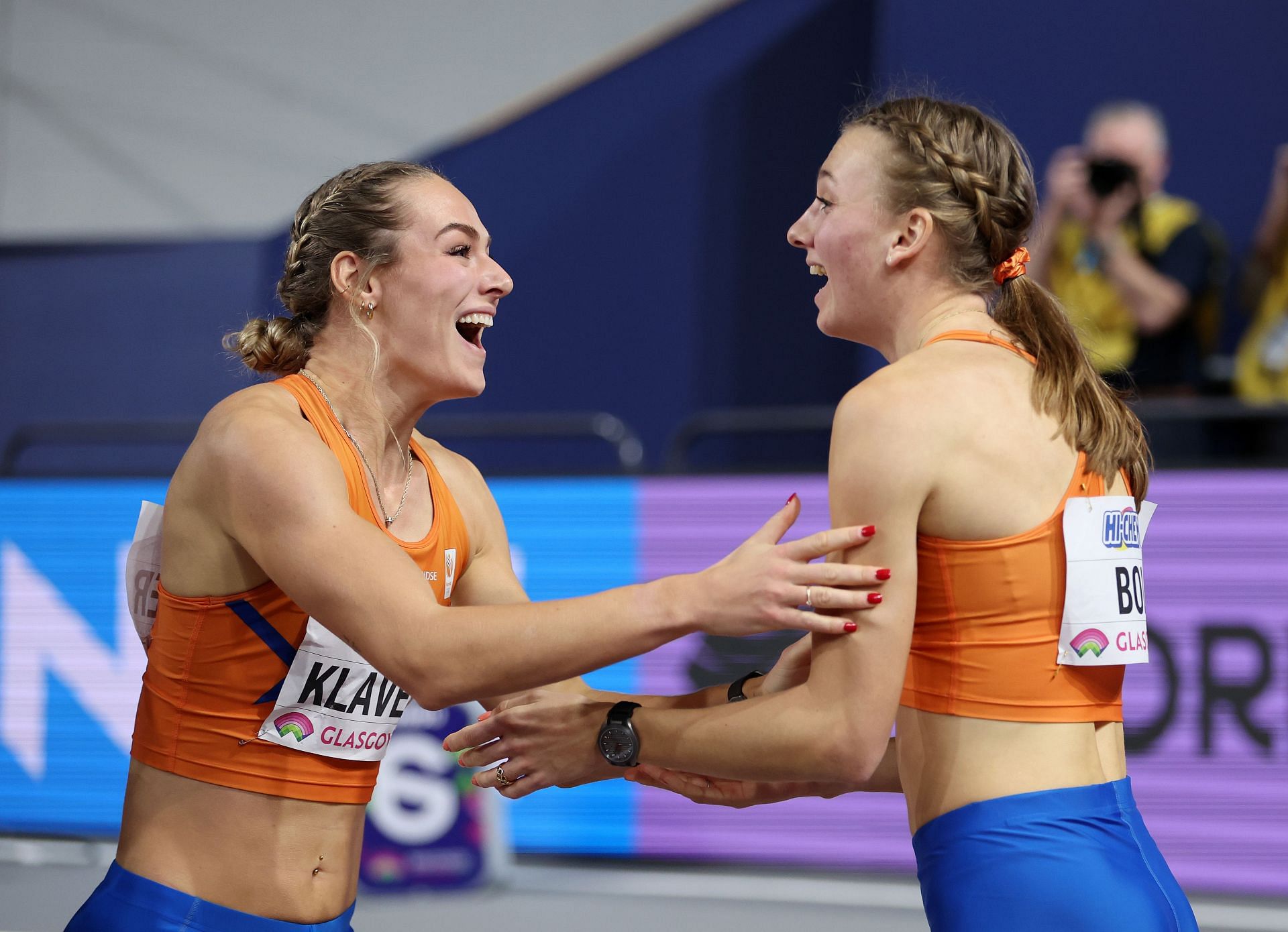 Lieke Klaver and Femke Bol will be in action for the Netherlands on Day 2 of the event.