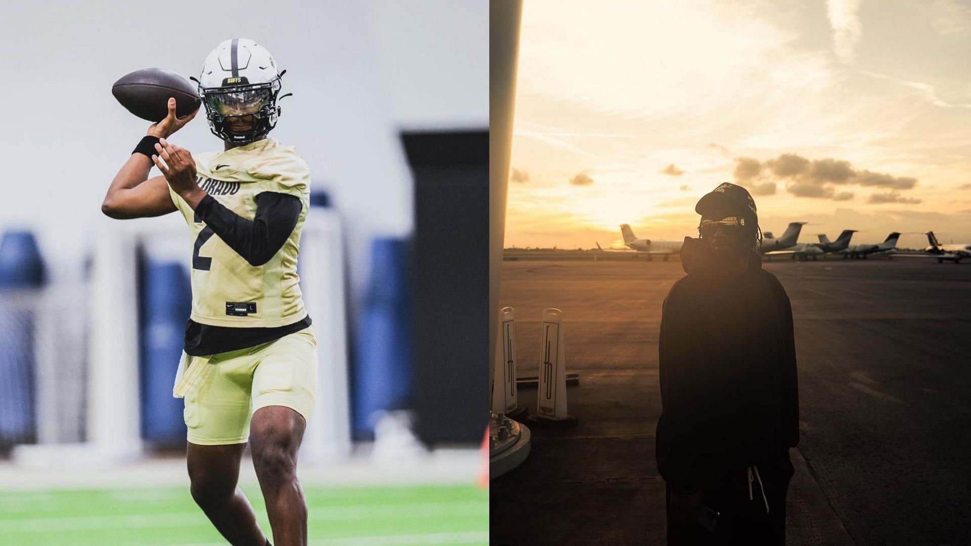 Colorado Buffaloes quarterback Shedeur Sanders 