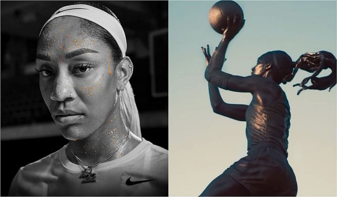 “The transition into statue is top-tier”: Fans swoon over A'ja Wilson's appearance in Gatorade commercial