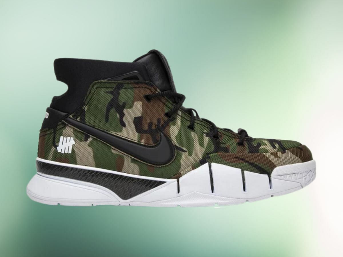 The Undefeated x Zoom Kobe 1 Protro &quot;Camo&quot; (Image via Goat)