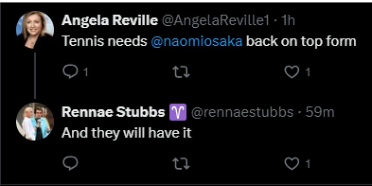 Source- Rennae Stubbs&#039; X (formerly Twitter) handle