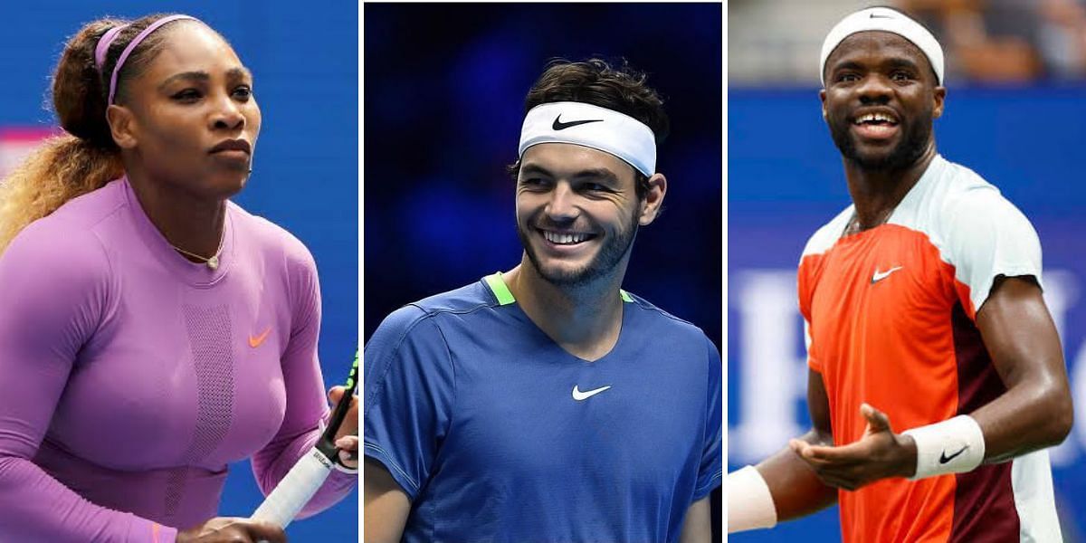 Serena Williams, Frances Tiafoe, Taylor Fritz