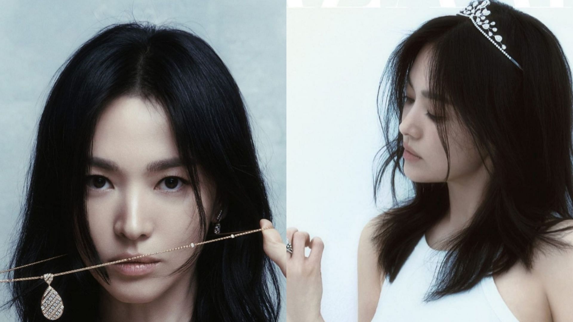 Song Hye-kyo dishes about her upcoming project Dark Nuns in a recent interview (Image via @kyo1122/Instagram)