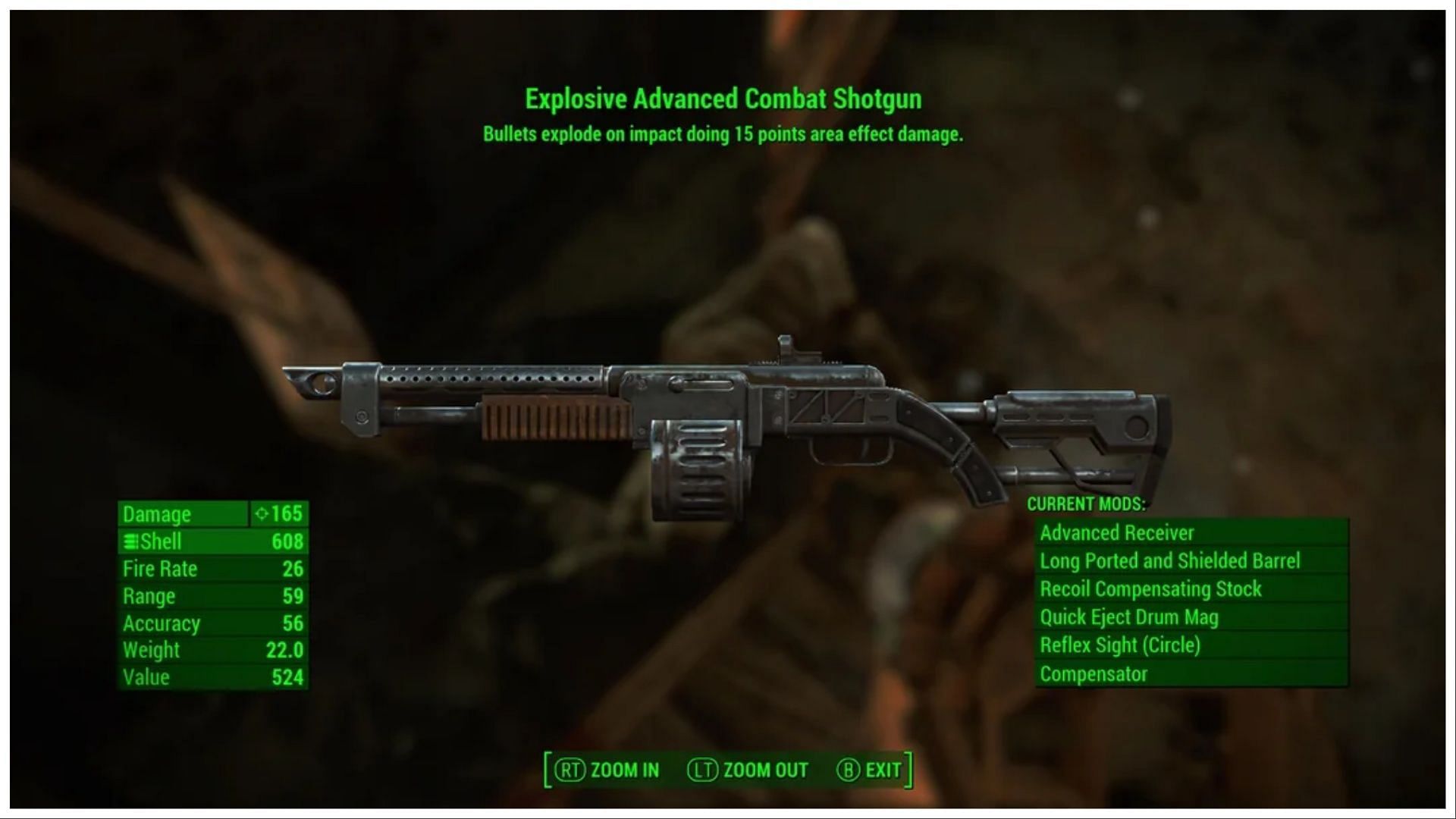 A modded variant of the Combat Shotgun (Image via Bethesda Softworks || u/JMoody13/Reddit)