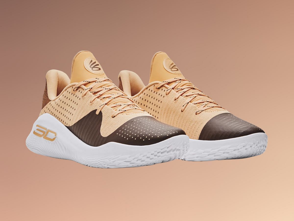 Unisex Curry 4 Low FloTro &#039;Curry Camp&#039; Basketball Shoes (Image via Under Armour)