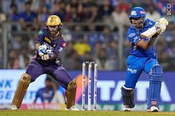 [In Pictures] Suryakumar Yadav spotted hanging out in KKR dressing room during rain delay in Eden Gardens