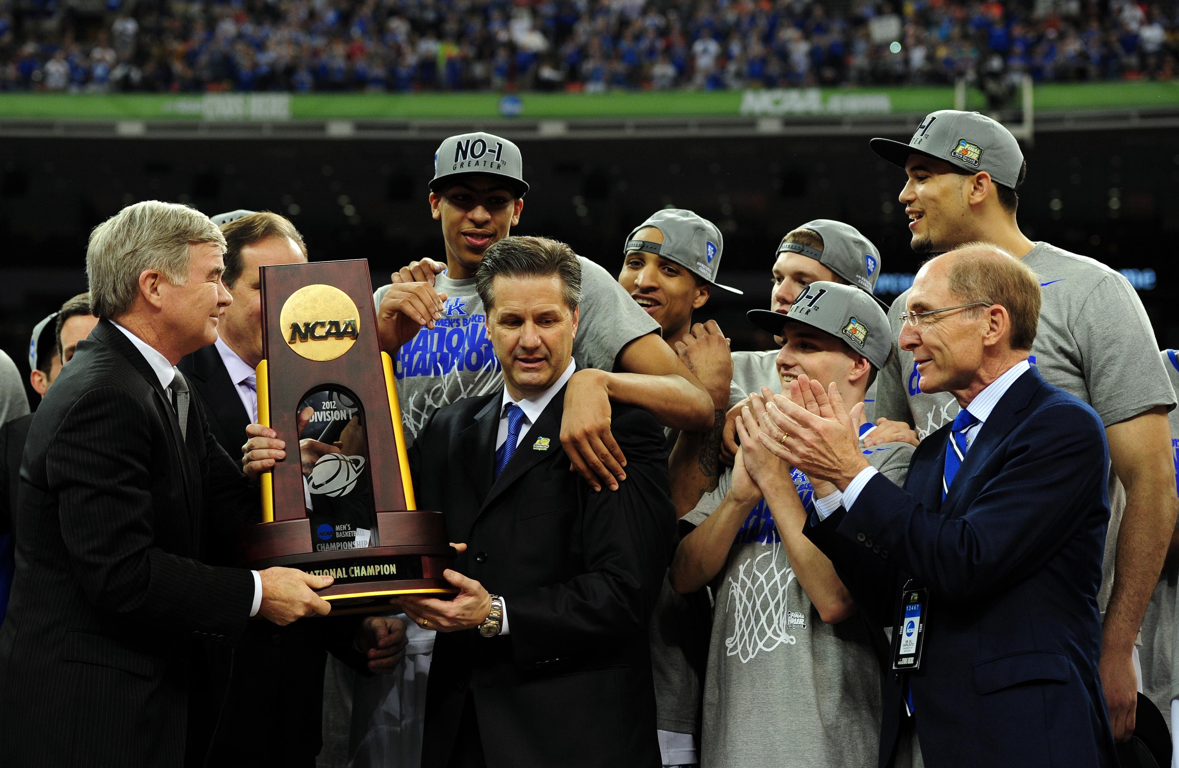 NCAA Basketball: Division I Championship-Kansas vs Kentucky