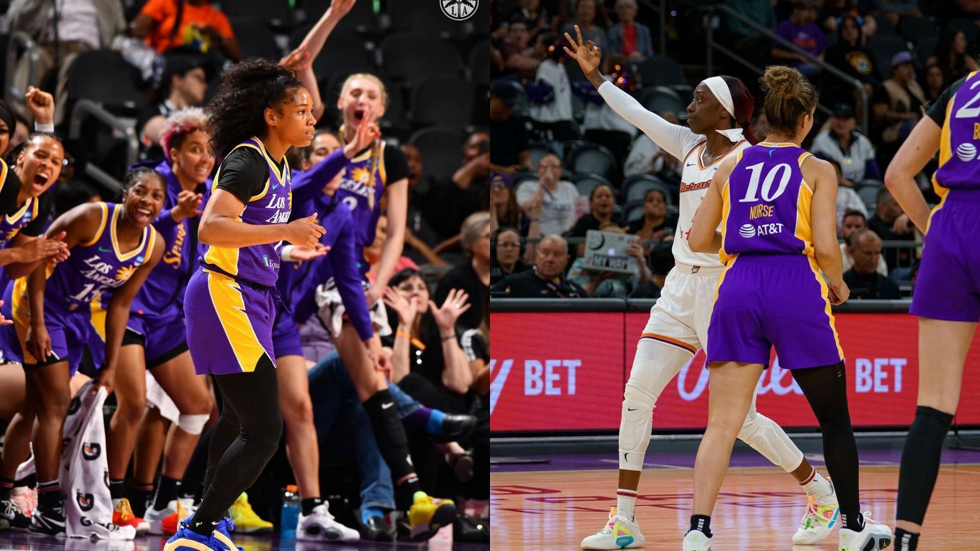 The LA Sparks beat the Phoenix Mercury in their second preseason game