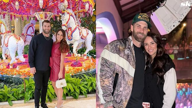 In Photos: Bryce Harper & wife Kayla share first glimpse of their little "slice of heaven"