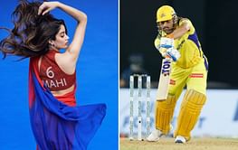 "He was so protective of him" - Janhvi Kapoor on MS Dhoni's gesture for pitch invader who touched his feet during GT vs CSK IPL 2024 match