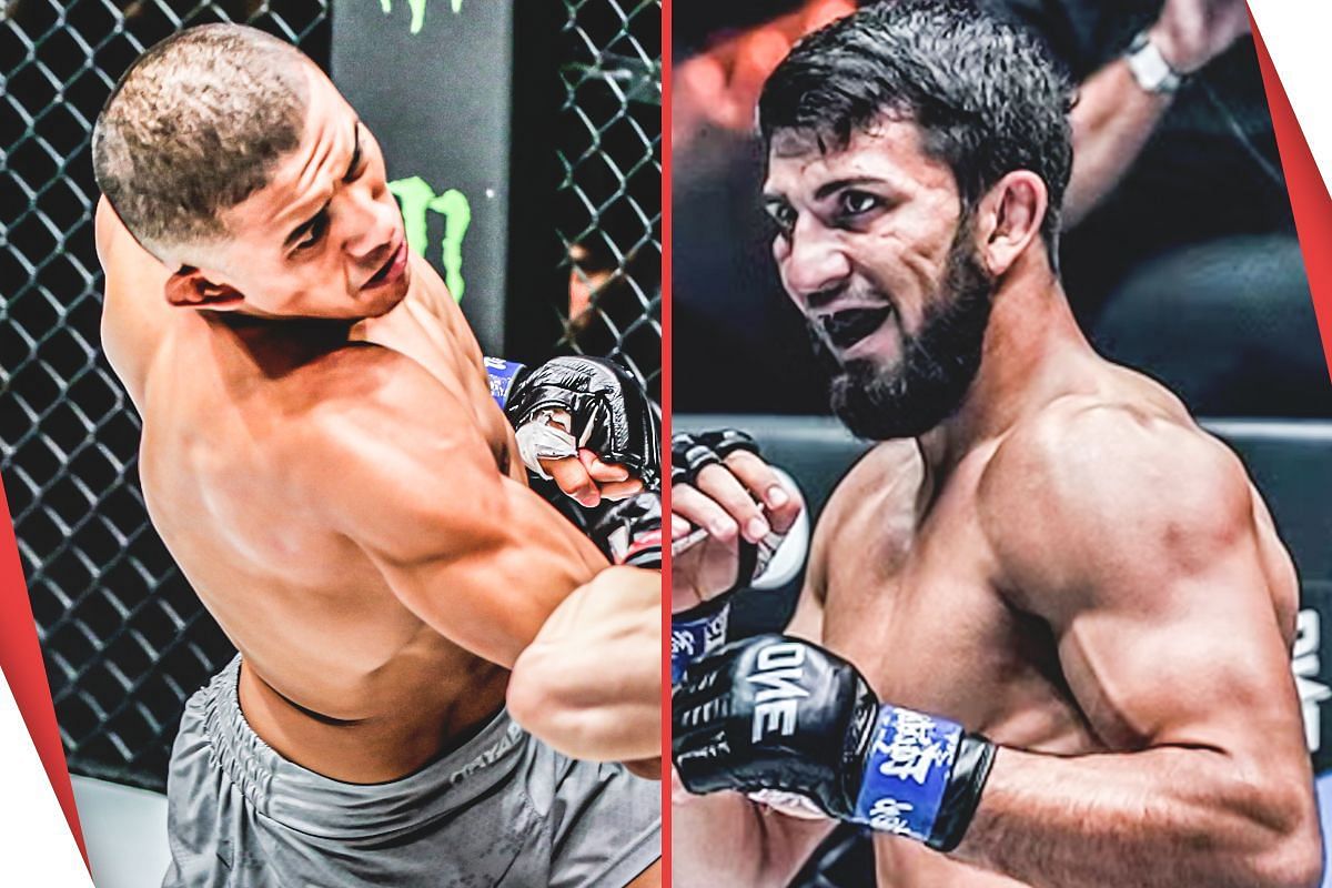 Akbar Abdullaev (Left) faces Halil Amir (Right) at ONE Fight Night 22