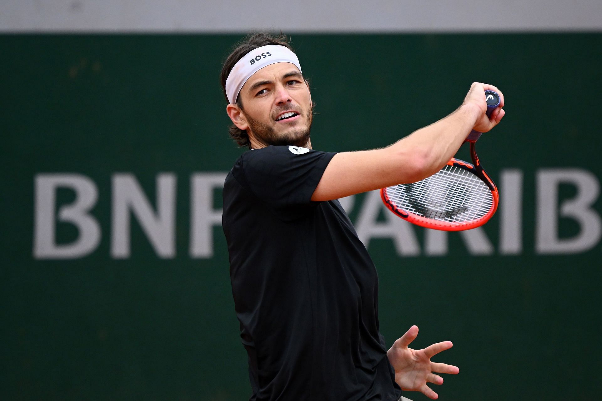 Taylor Fritz at the 2024 French Open. (Photo: Getty)