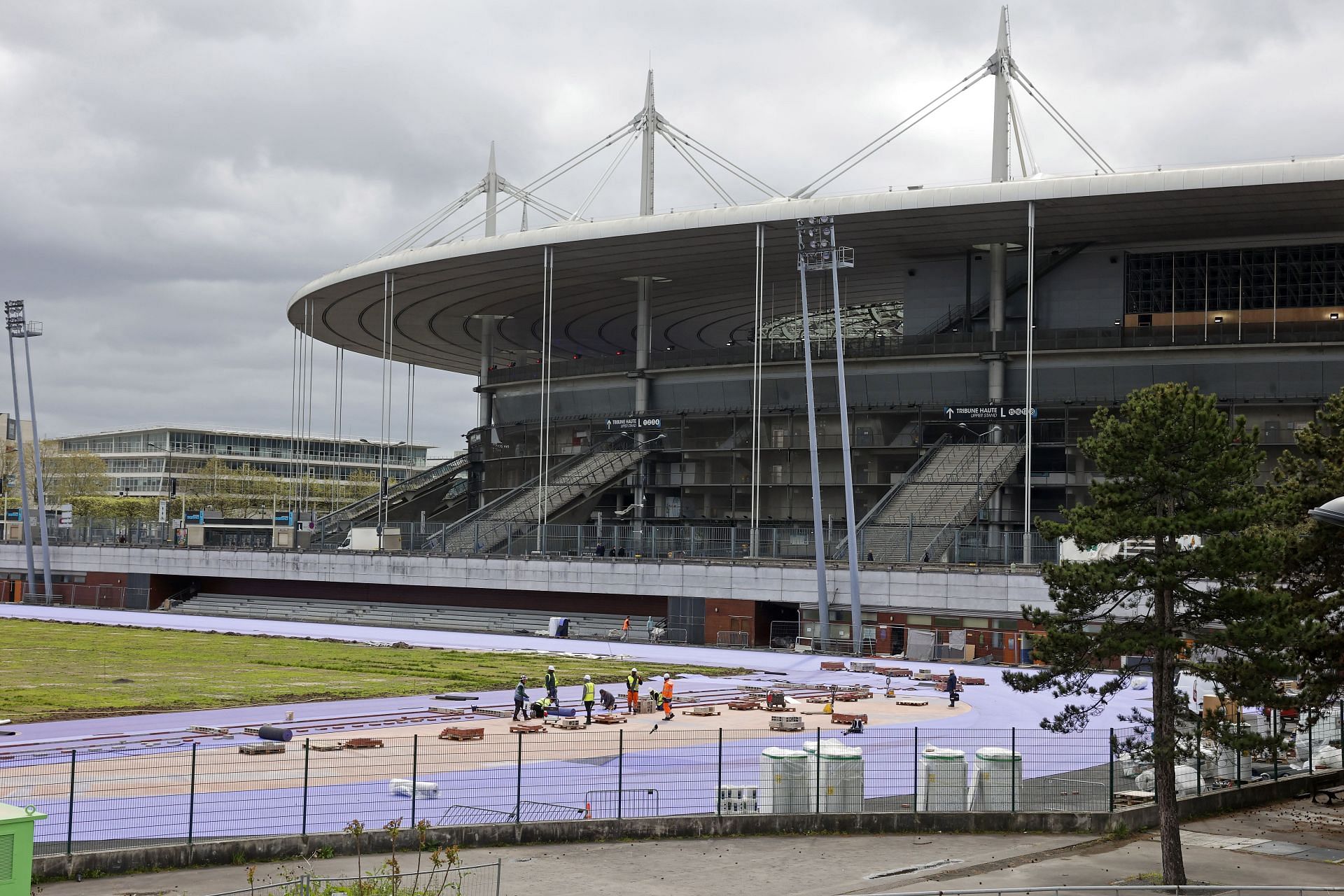 Visit Of Stade De France Ahead Of The Summer Olympics