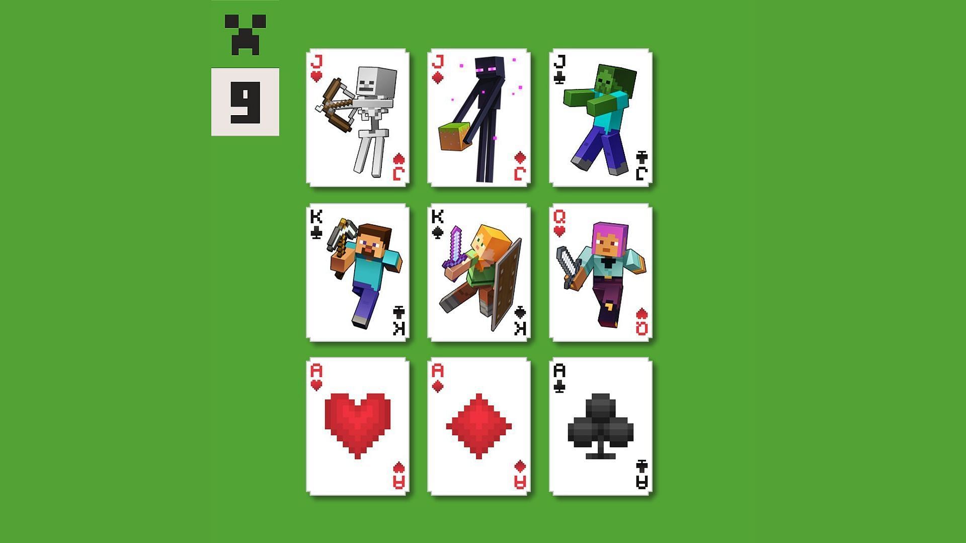 Lovers can now take part in Solitaire and Mahjong in Minecraft theme