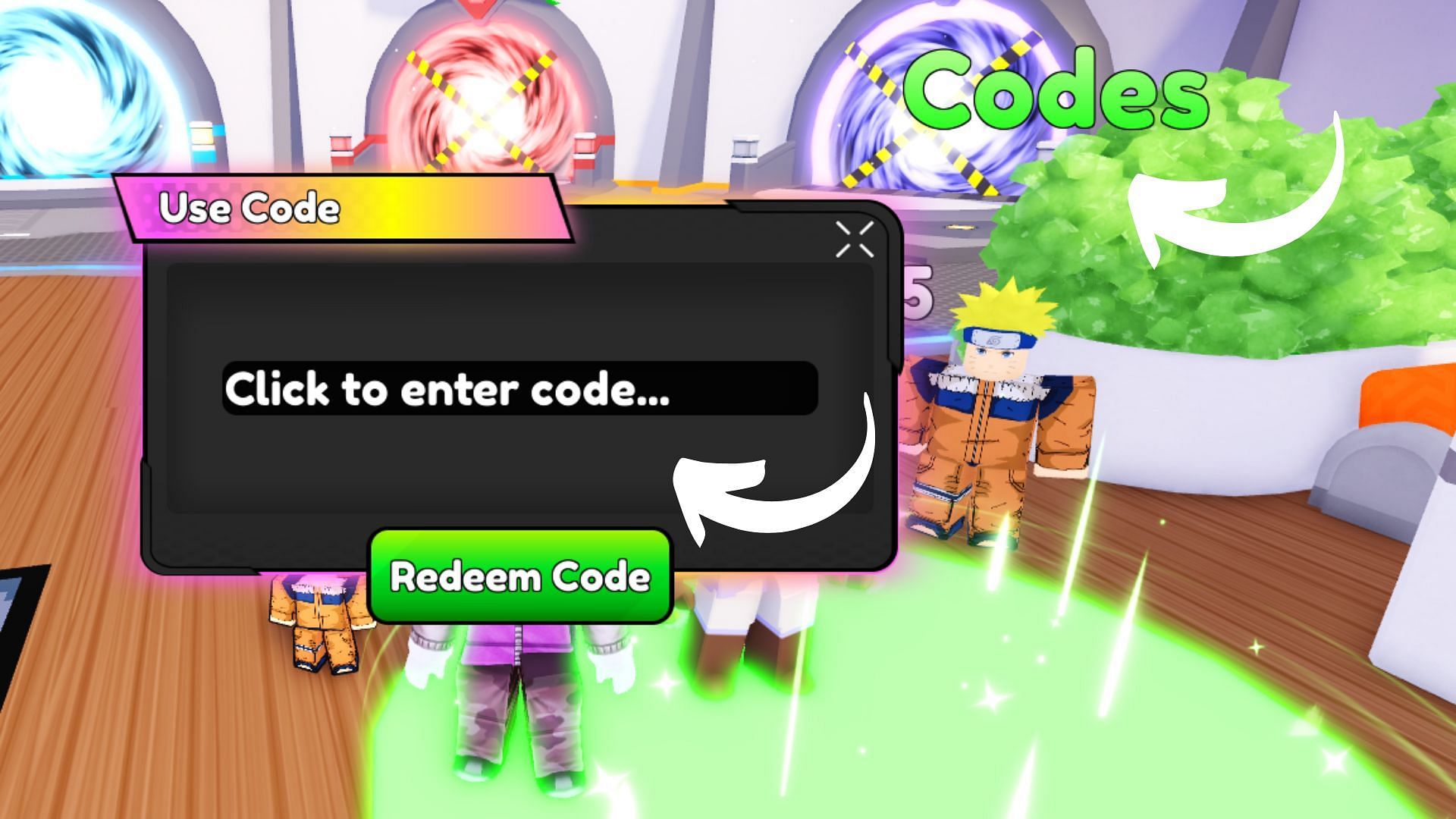 Redeem codes in Anime Crossover Defense (Image via Roblox)