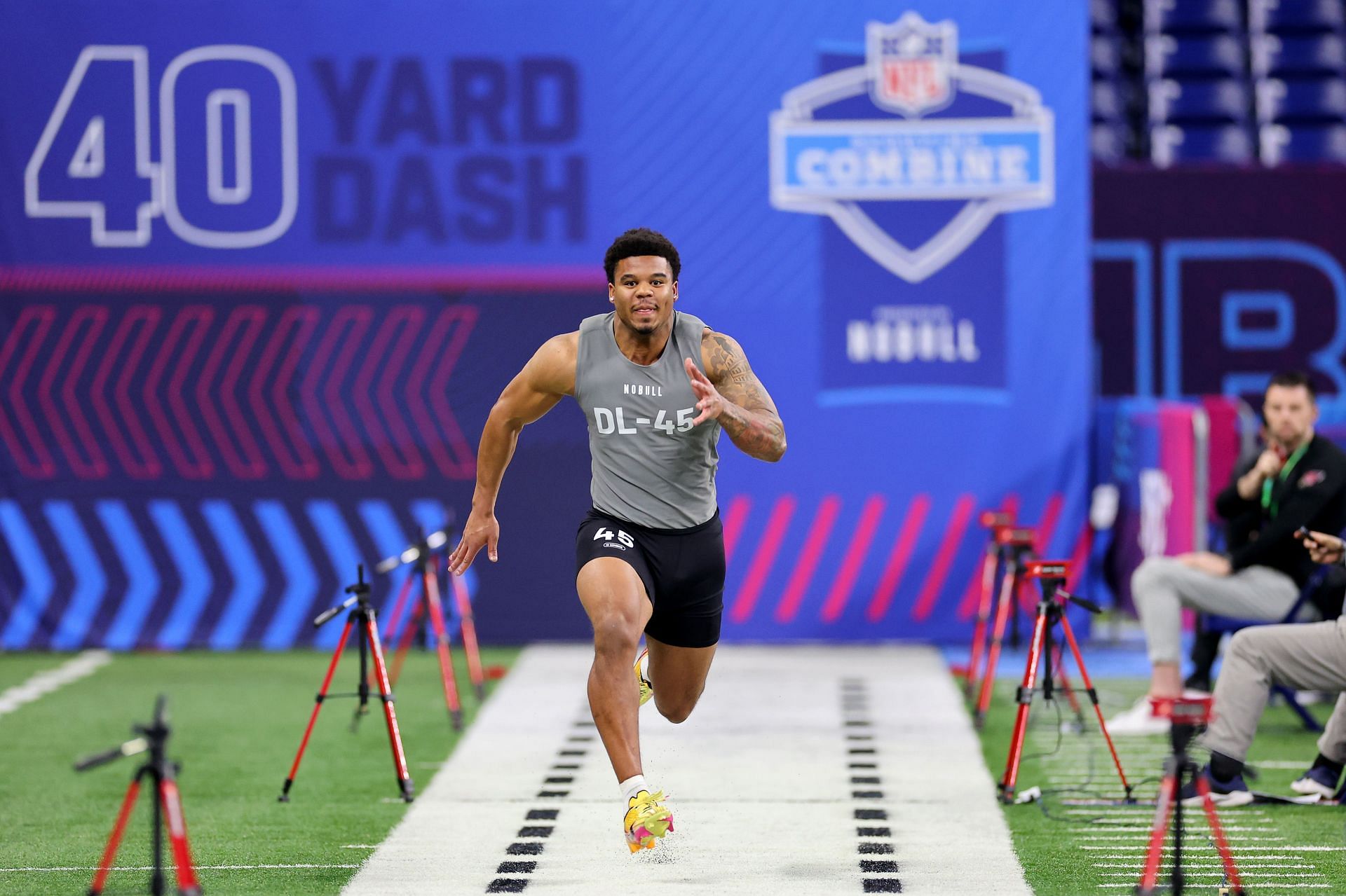 Chop Robinson during the 2024 NFL Combine