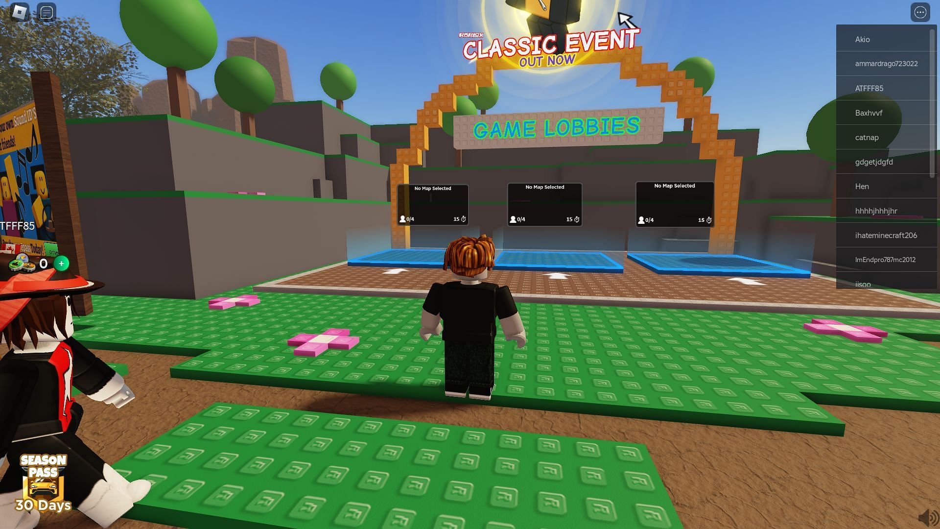 This is where you can enter the Classic event in A Dusty Trip (Image via Roblox)