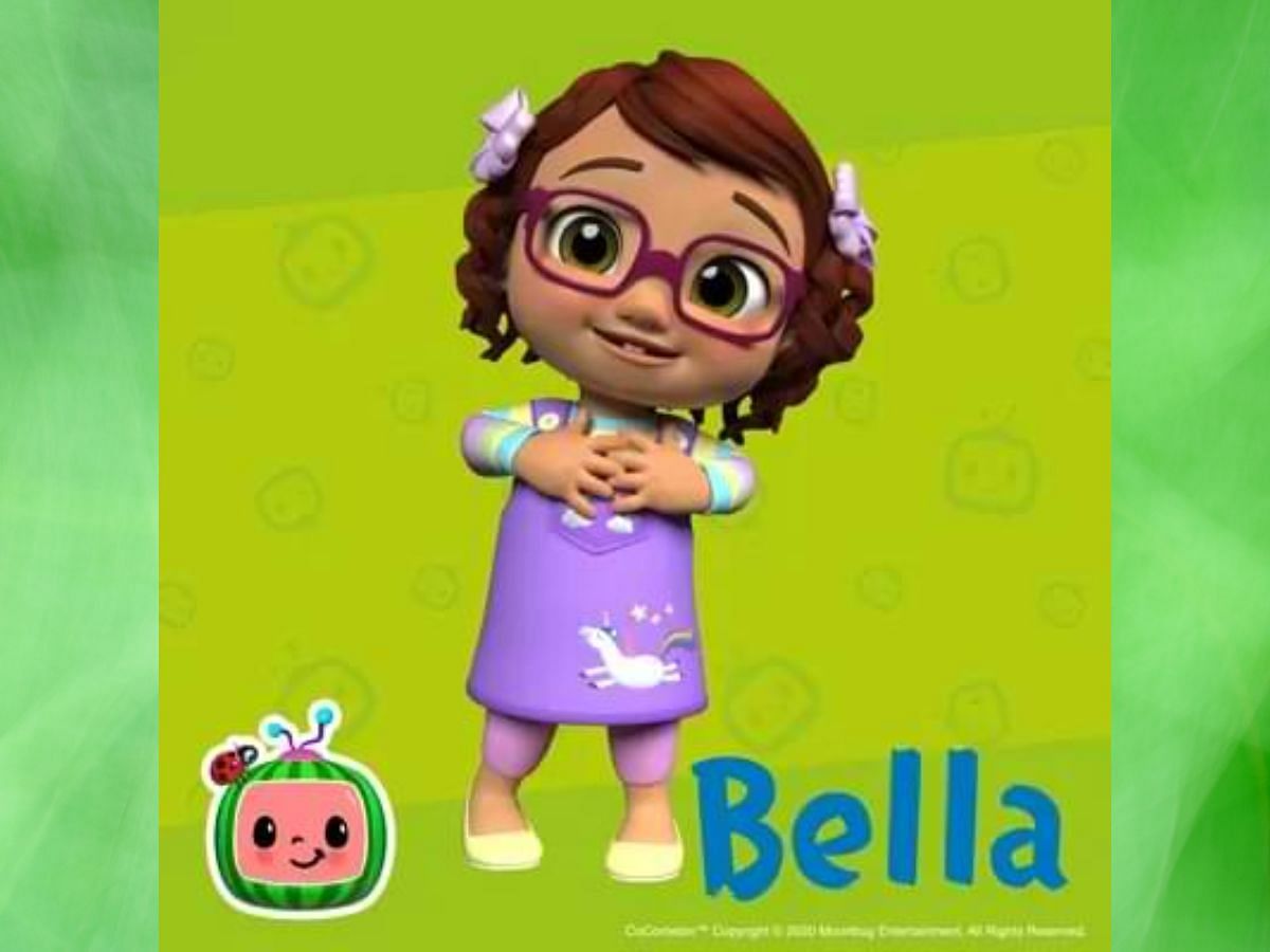 Bella loves to draw and paint (Image via CoComelon Live Website)