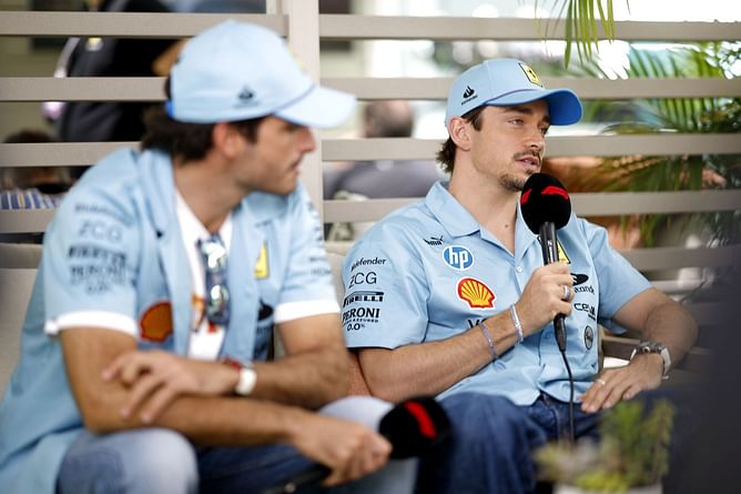 "Truth is Charles Leclerc has been doing an outstanding job": Carlos Sainz heaps praise on Ferrari teammate after his pole position at Monaco GP