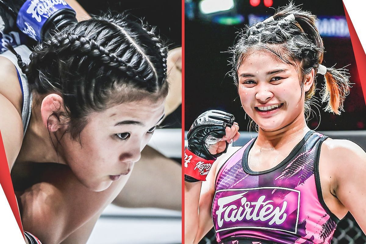 Chihiro Sawada (Left) believes she can test the grappling of Stamp (Right)