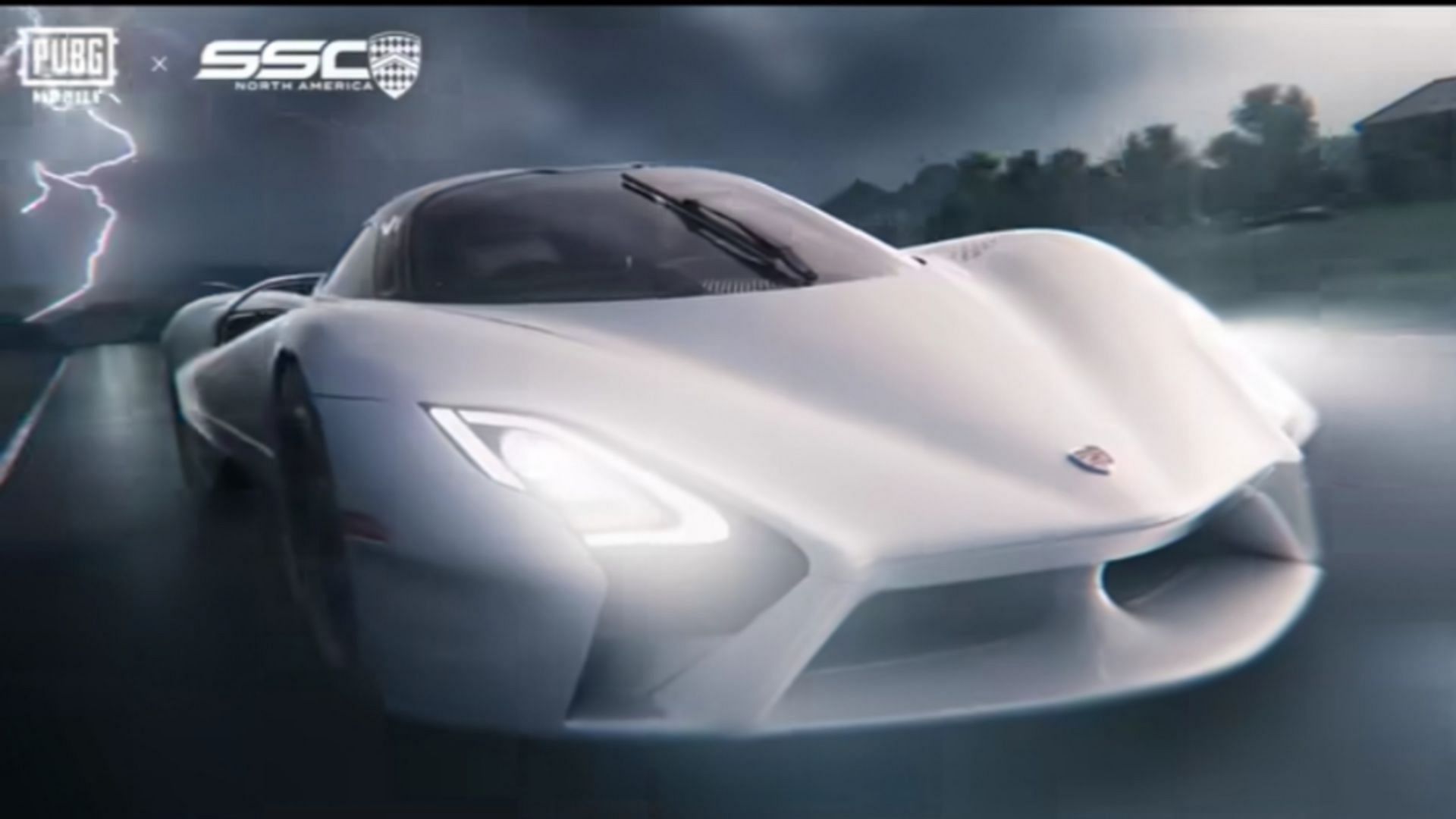 SSC Tautara Hypercars feature in the latest collaboration of PUBG Mobile (Image via Krafton) 