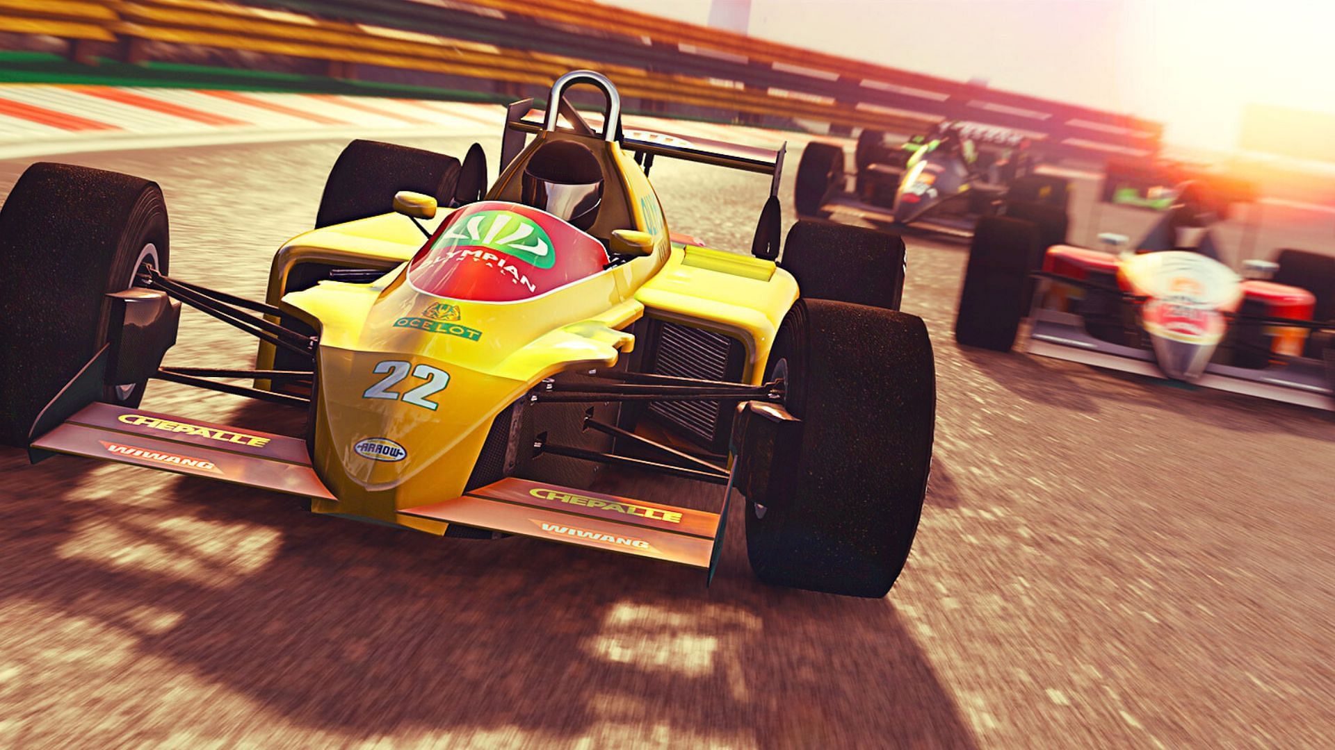 Open Wheel Cars in action (Image via Rockstar Games)