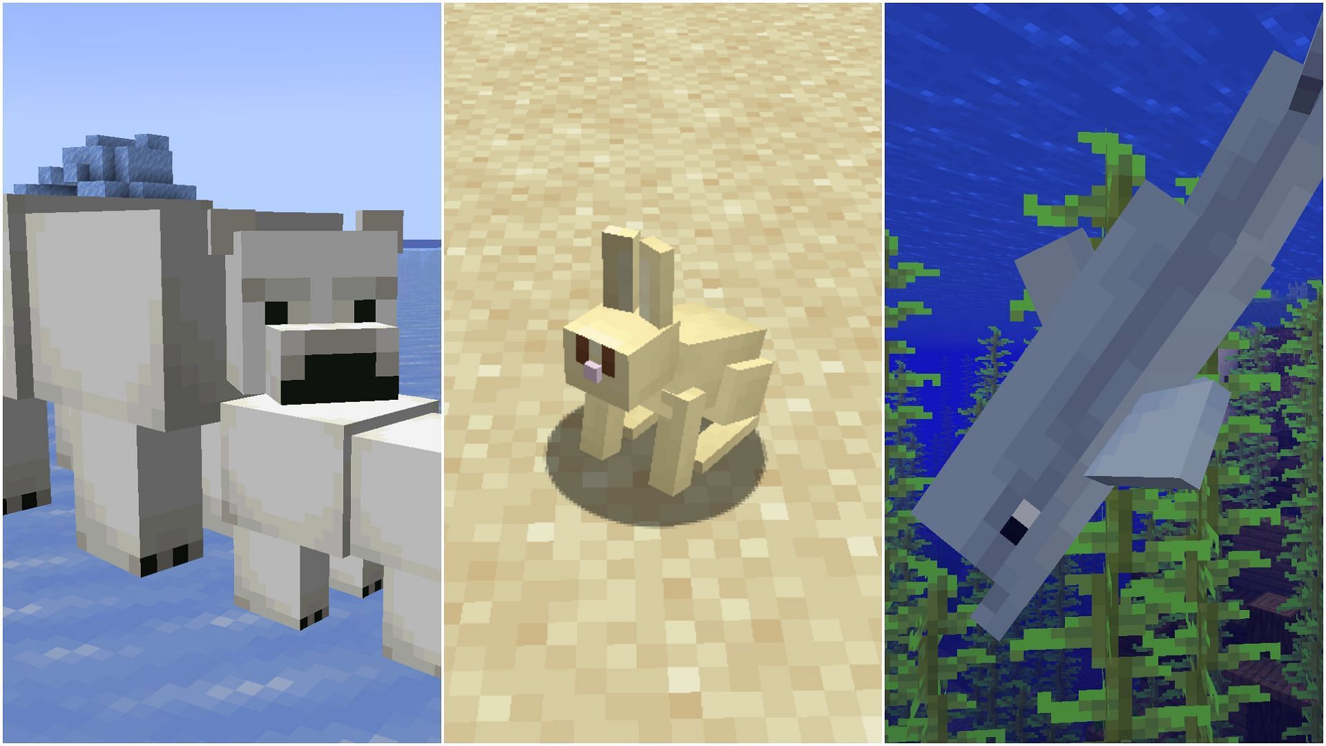 Some of the forgotten mobs in Minecraft (Image via Mojang Studios)