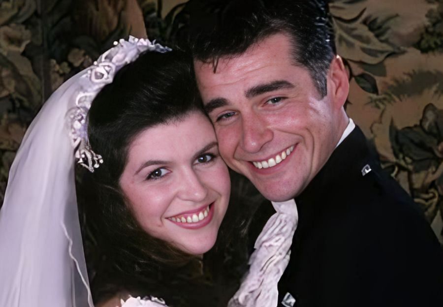 Finola Hughes and Ian Buchanan in General Hospital (Image via ABC)