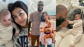 IN PHOTOS: Dak Prescott gushes over girlfriend Sarah Jane, baby MJ Rose as couple celebrates three months with daughter