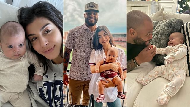 IN PHOTOS: Dak Prescott gushes over girlfriend Sarah Jane, baby MJ Rose as  couple celebrates three months with daughter