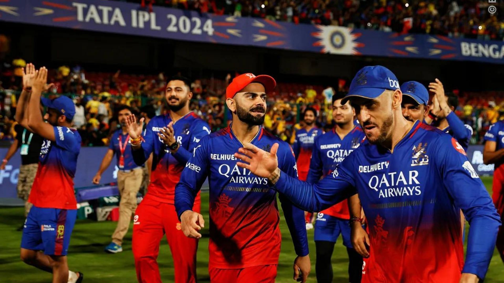 RCB secured a thrilling victory over CSK on May 18 (Image: BCCI/IPL)