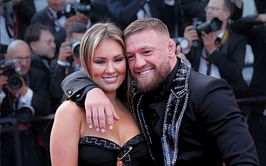 Fiancee Dee Devlin gives four-word reaction as Conor McGregor shares shirtless training snaps and new sparring video