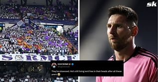 "Still living rent free in their heads" - Fans react as video of Real Madrid supporters singing X-rated Lionel Messi chant goes viral
