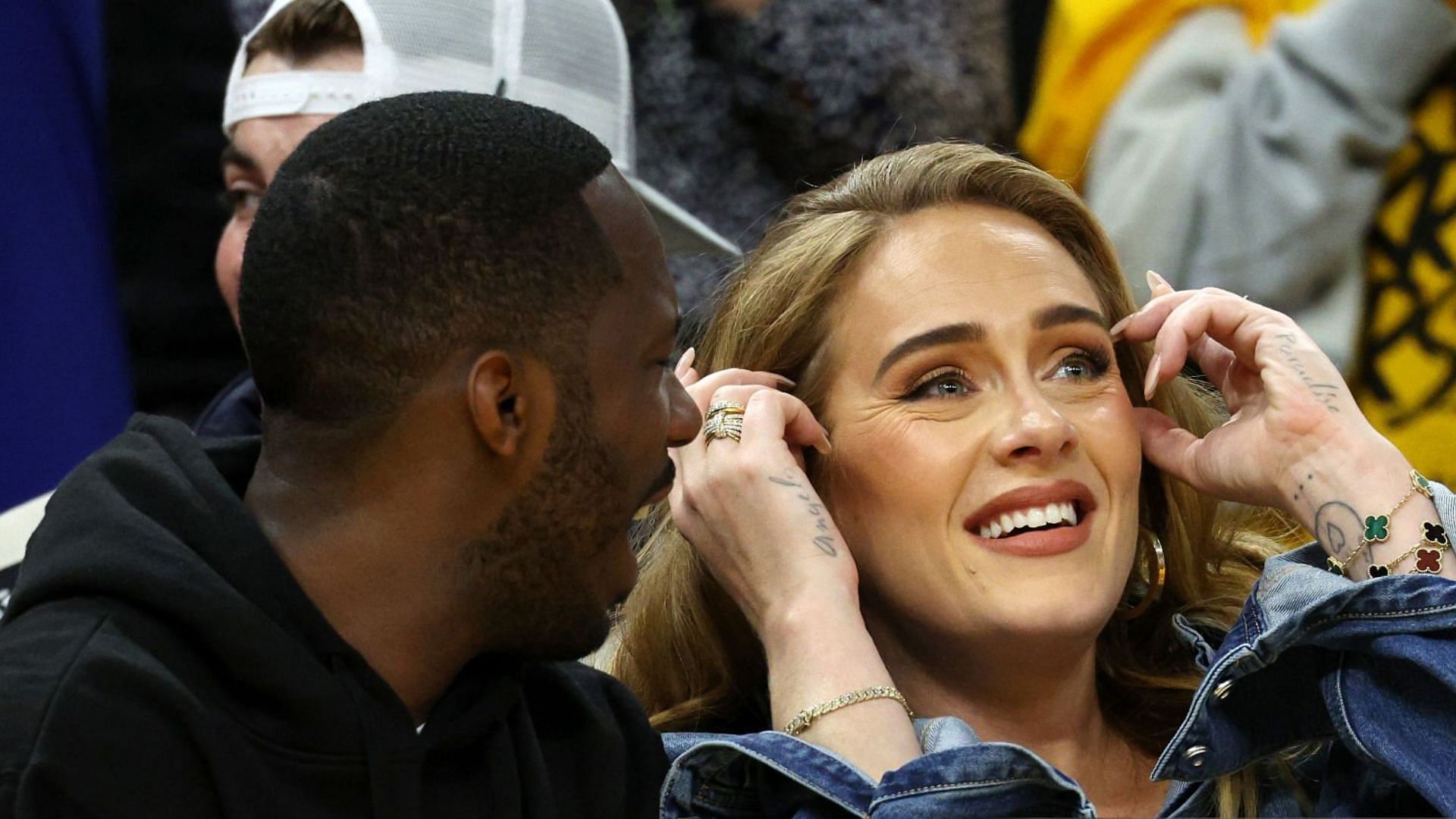 Adele and Rich Paul (Photo by Harry How/Getty Images)